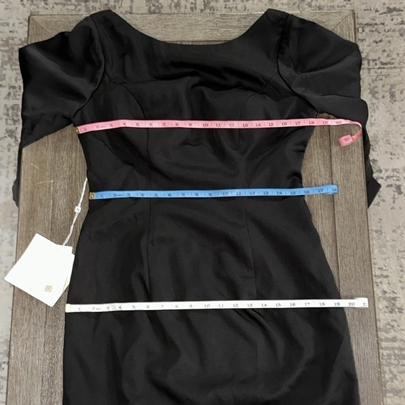 Lan Ting Exaggerated Sleeve V Back Formal Dress - Picture 7 of 10